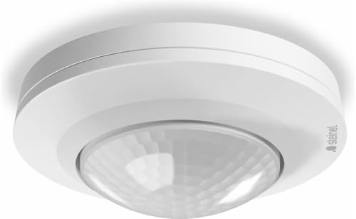 Steinel Bewegungsmelder PD IR 4360-8 COM1 Weiß – 360° Präsenzmelder mit 8 m Reichweite | Unterputz-Montage | 6 m Präsenzbereich