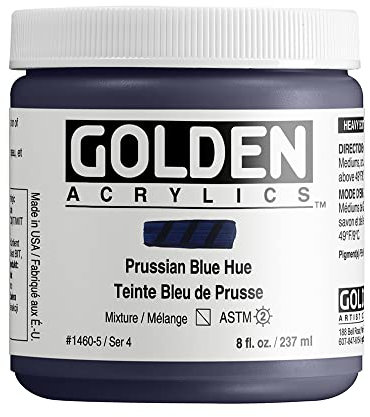 Golden Acrylique : 236ml épais Historical -Bleu de Prusse Hue