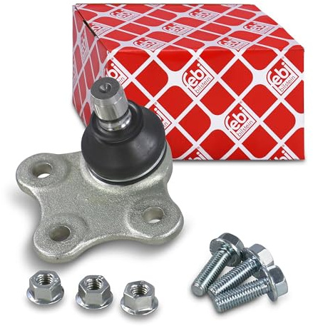 febi bilstein 28420 Traggelenk mit Anbaumaterial, 1 Stück | Kompatibel mit: ABARTH GRANDE PUNTO, PUNTO, PUNTO EVO, ALFA ROMEO MITO, FIAT FIORINO Kasten/Großraumlimousine, GRANDE PUNTO