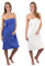 Betz Kilt da Sauna per Donne Colore: Blau Crema Dimensione Damen/Blu