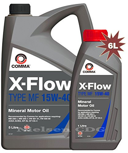 Comma XFMF5L X-FLOW TYPE MF 15W-40 Motor Oil 6L