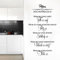 Grandora Wandtattoo Küchenregeln + Wunschnamen I schwarz (BxH) 32 x 58 cm I Küche Esszimmer Sticker Aufkleber Wandaufkleber Wandsticker Stickers W975