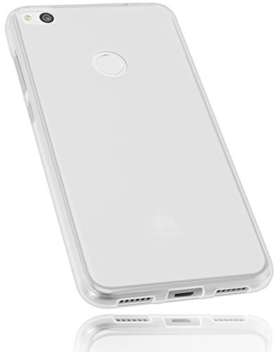 mumbi Hülle kompatibel mit Huawei P8 Lite 2017 Handy Case Handyhülle, transparent weiss