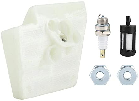 TOPINCN Chainsaw Accessory Kit Air Filter Spark Plug Bar Nuts Fuel Filter for Stihl 026 Ms260 Chain Saw Parts Replacement