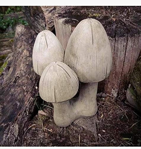 Mushroom Toadstool Statue | Reconstituted Stone Outdoor Concrete Garden Ornament
