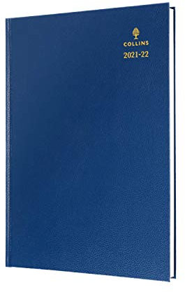 Collins Desk Terminplaner 2021/22, A4, Wochenansicht, Blau