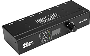 EUROLITE DXT DMX Pixel Art-Net Node II | Art-Net-Interface zur Ansteuerung von 1024 digitalen LED-Kanälen oder DMX-Kanälen