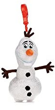 Whitehouse Frozen 2, Bagclip 3D und 2D Plüsch Schlüssel-Anhänger 4 versch. Figuren Set, 12,5 cm ORIGINAL Plüschfigur, super weiches Kuscheltier für Ranzen Rucksack Tasche (Olaf, 3D)