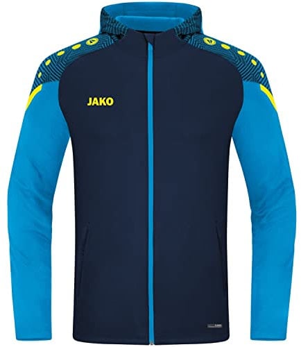 JAKO - Veste à Capuche Performante, Mixte, Marine/Bleu Jako, 3XL