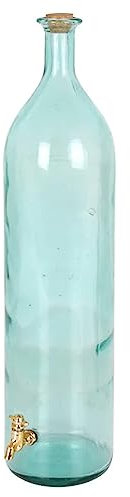 Botella vidrio con grifo 5 litros Florencia