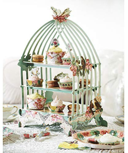 Zerodeko 3 Supporto Per Torte a Gabbia Albero Di Cupcake Porta Cupcake Vassoio Da Dessert Natalizio Alzata in Cartone Per Dolci Pallet Piatto Popolarità