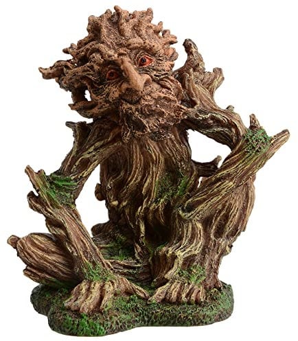 Toolzia Fish tank Tree person Statue Decorations, Lifelike Tree person Sculpture Ornament for Aquarium Decor,Fish Can Swim Through the Trunk Hole
