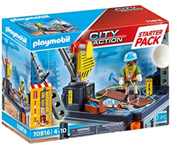 Playmobil 70816 Starterpack Bouwplaats Met Lier