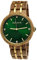 Holzwerk Germany Handgefertigte Designer Damen-Uhr Öko Natur Holz-Uhr Braun Gold Grün Holz Armband-Uhr Analog Klassisch Quarz-Uhr