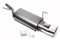 Sportendschalldämpfer DTM Sportauspuff Endschalldämpfer Stahl 70x140mm hoch oval gebördelt mit ABE für G-CC Typ98 - Eintragungsfrei - 1034174