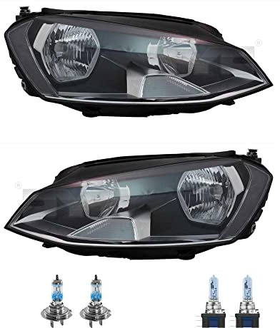 EISENFELS Set 106573541 erstellt mit Scheinwerfer links und rechts + NIGHT BREAKER 200 H15 H7 Leuchtmittel kompatibel mit VII Variant