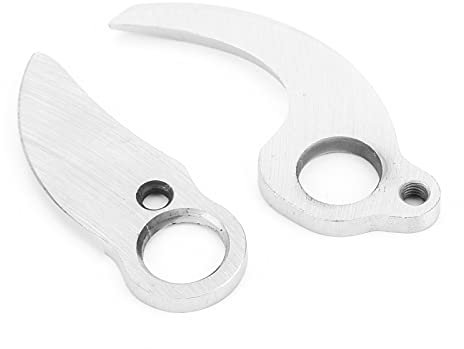 GaRcan Lame de Cisaillement d'élagage, Installation Facile 2 pièces Lames de Coupe de Branche en Alliage SK5 pour Ciseaux Rechargeables