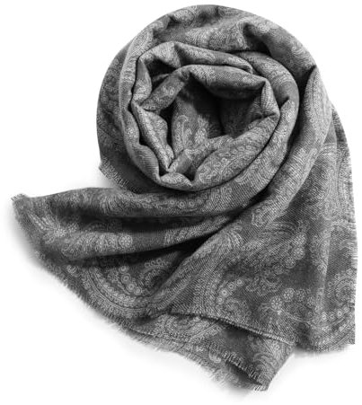 Superora Damen Schals Weiche Warm Stola Herbst Winter Gedruckt Langer Schal Scarf Print Multicolour Paisley Muster 190cm*65cm
