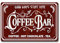 Vintage Coffee Bar Aluminum Sign Kitchen Coffee Bar Wall Decor Christmas Coffee Metal Signs Tea Bar Accessories Hot Chocolate Tin Sign Home Coffee Corner Decor Items Hot Cocoa Station Sign