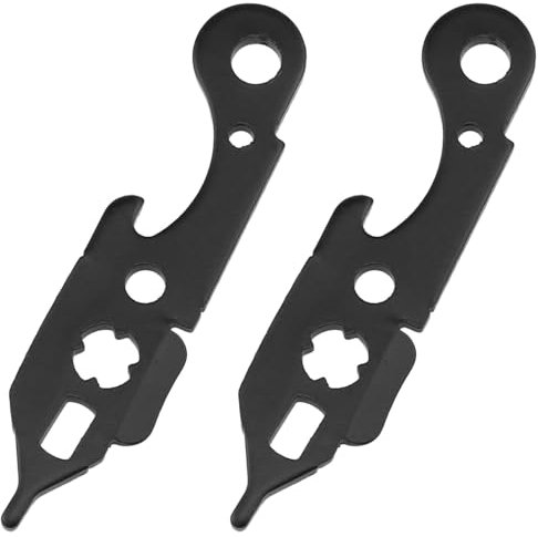 AYLIFU 2 PCS Dart Wrench Tools Dart Tip Removal Tools for Loading and Unloading Aluminum Dart Rod Dart Head (Black)