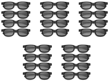 Occhiali 3D polarizzati passivi 20Pcs per schermo Cinema IMIX