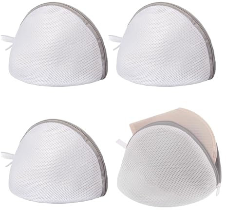 3 Stück BH Wäschenetz für Waschmaschine,Wäschenetz BH mit Reißverschluss,BH Waschbeutel für Waschmaschine,BH Netz für Waschmaschine,Wasserdurchlässiges Netz BH Wäschenetz für Schonen die BH - Grau