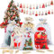 Adventskalender zum Befüllen Stoff Adventskalender 2024 Selber Befüllen Kinder 24 DIY Adventskalender Säckchen Groß Wiederverwendbar Weihnachtskalender zum Befüllen Tüten mit Klammer(10x15cm/13x18cm)