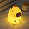 Euakee Capybara Nachtlicht, Nachtlicht für Kinder LED Lampe mit Dimmbarkeit und Timer, tragbare wiederaufladbare Kinderzimmer Nachttisch Schlafzimmer Tischdekoration Geburtstag für Kinder