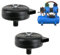 Compressore Aria a Filetto 2 Pezz Filettatura 3/816 mm Nero, Silenziatore Compressore Aria a Filetto, Filtro Dell'aria di Rcambio, per Aria Compressore per Le Caldaie del Compressore D'aria