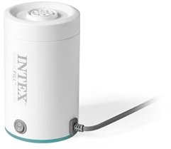 INTEX QuickFill 66645E USB Air Pump: Inflate and Deflate Air Mattresses, Kayaks, Boats, with 2 Connecting Nozzles, Elegant and Compact Design, 400 L/min Air Flow, Use