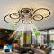 Smart Ceiling Fan with Lights Compatible with Alexa and Google Assistant Low Profile Design with Remote Control App Control 6 Speed Reversible Blades for Bedroom White