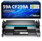 Halloya 59A CF259A Toner (Mit Chip) Kompatible für HP 59A CF259A 59X CF259X für HP Laserjet Pro M404dw Toner M404dn Toner MFP M428dw M428fdw M428fdn M428 M404n M304 M404 (Schwarz, 1er-Pack)