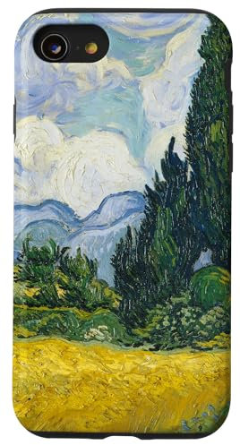 Van Gogh Weizenfeld mit Zypressen - Kunst für Künstler Hülle für iPhone SE (2020) / 7 / 8