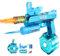 IEEILULU Pistola de Agua Electronica, Electric Water Gun con Luz, Pistola de Agua Automática de 750 mL, Ideal para Juegos con Pistolets à Eau pour Plage (Azul-1)