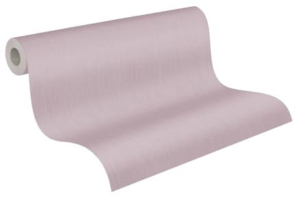 Livingwalls Designer Wallpaper Daniel Hechter - Single Colour Non-Woven Wallpaper - 10,05 m x 0,53 m - Lilac - Made in Germany - 781551