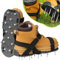 RZJZGZ Lawn Aerator Shoes with Heavy Duty Buckle Grass Spike Soil Aeration Shoes for Lawn Aeration, Pre-Assembled Lawn Scarifier and Aerator for Lawns Yard Garden Grass - One Size Fits All (Black)