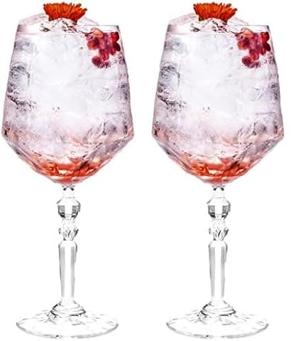 RCR Cristalleria Italiana S.p.a. Linea Alkemist | Calici da Acqua e Vino in Vetro Bicchieri Moderni Set 6 Biccheri di Cristallo da 67 Cl (Confezione da 2)