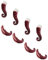 Toddmomy 1 Set Simulated Octopus Claw Octopus Tentacles Model Fake Realistic Octopus Claws Models Vivid Octopus Claws Lifelike Octopus Claw Models Red Pvc