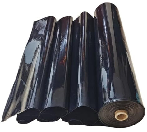 Revestimientos flexibles negros resistentes para estanques koi al aire libre, membrana y base de polietileno de alta densidad duradero para piscina, lona impermeable de 3 x 5 m, 4 x 7 m, 6 x 9 m, 2 x
