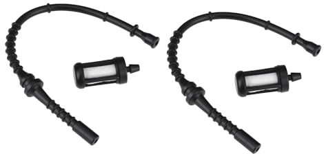 YINETTECH 2 Sets Trimmer Fuel Filter Fuel Hose Tube 4128 358 0800, 0000 350 3500 Compatible with Stihl FS120 FS200 FS200R FS202 FS250