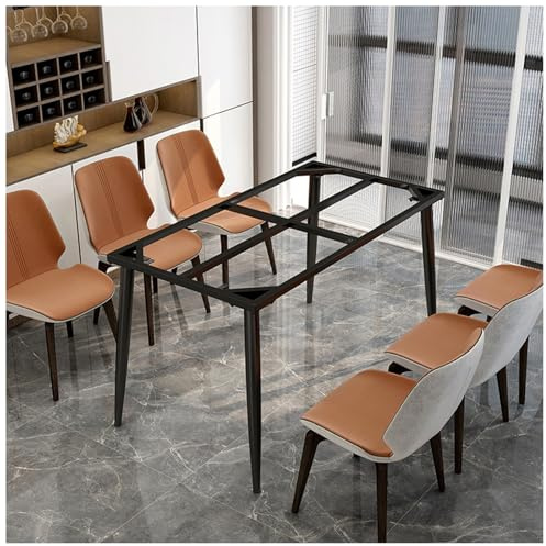 bacedifo Rechteckiger Metall Tischbeine Frisiertisch/Esstisch/Computertisch/Glastisch/KonferenztiTischbein Wasserfest Und Verschleißfest Höhe 28,7