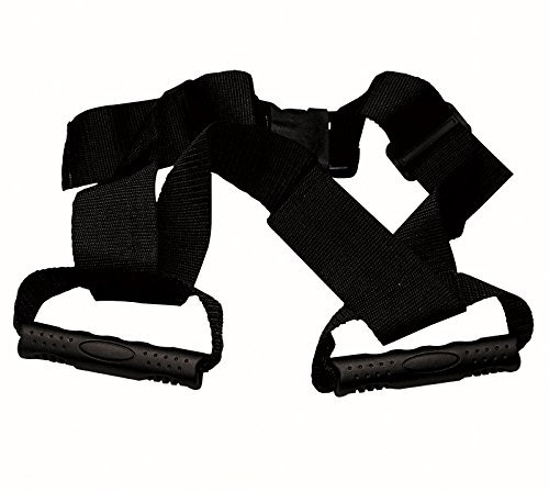 BIKE IT Motorcycle Pillion Grippers Grab Handles Black Waist Straps For Passenger