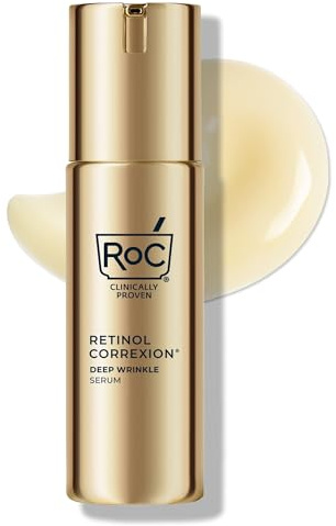 RoC Retinol Correxion Deep Wrinkle Retinol Face Serum, Ascorbic Acid, 1 0z