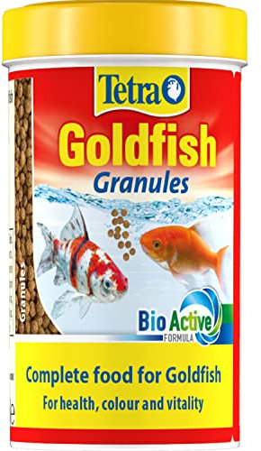 Tetra Goldfish Fish Food Granules, Complete Fish Food for All Smaller Goldfish, 32 g