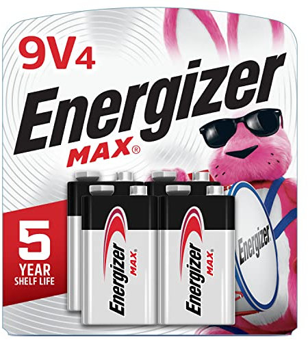 Energizer MAX 9V Batteries, 4pk