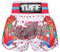 Tuff Sport Box-Shorts, Muay-Thai-Shorts für Damen und Mädchen, Kick, Kampfsport, Training, Fitnessstudio, Weiße Vögel, Klein