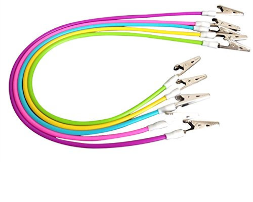 Multifunktions-Zahn-Silikon-Kette, Metall-Clips, Serviettenhalter, Lätzchen-Clips, Schürze, Handtuch, Servietten-Clip, Umhängeband, Serviettenkette für ältere Menschen, Erwachsene, Farbe zufällig