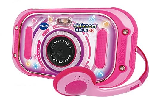 VTech 80-163554 Kidizoom Touch 5.0 Pink Kinderkamera; Digitalkamera für Kinder; Kinderdigitalkamera
