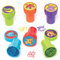 Baker Ross AV308 Selbstfärbende Stempel mit Dschungeltieren, perfekt für Kinder zum Verzieren von Karten, Briefen, ideal für Zuhause, Schule und Bastelgruppen (10er-Pack), sortiert, 20 mm