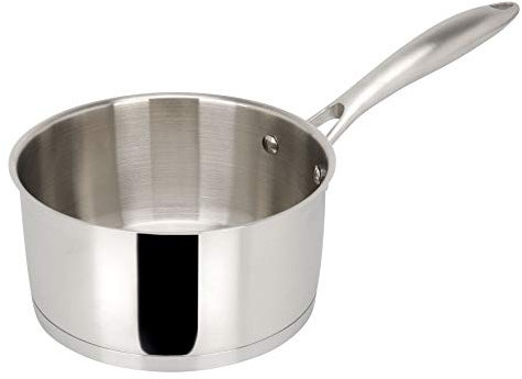 Sitram 711606, Casserole Charleston en acier inoxydable qualité professionnelle Ø 20 cm - tous feux dont induction, Argent